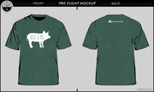 Load image into Gallery viewer, Hug a Cow Silhouette T-Shirt - Forest Green