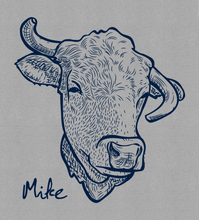 Load image into Gallery viewer, Mike Portrait T-Shirt - Oatmeal Gray