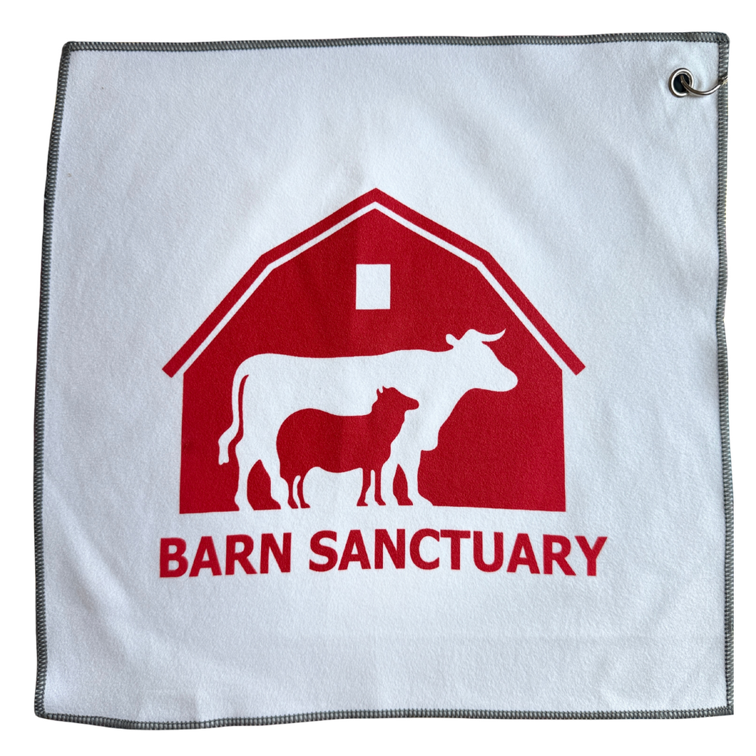 Custom Barn Logo Golf Towel