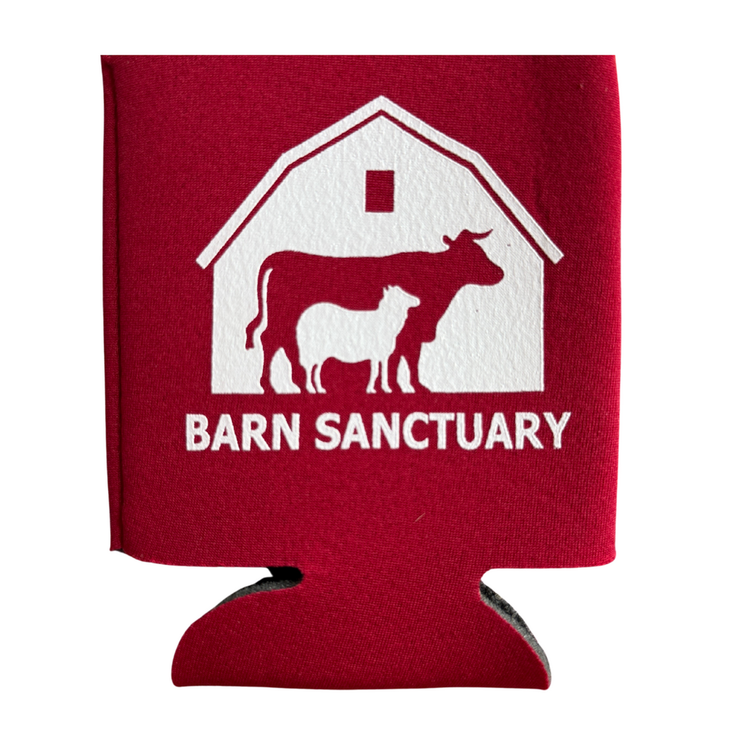 Custom Barn Logo Drink Koozie