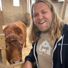 Load image into Gallery viewer, Zip-Up Barn Logo Hoodie - Black
