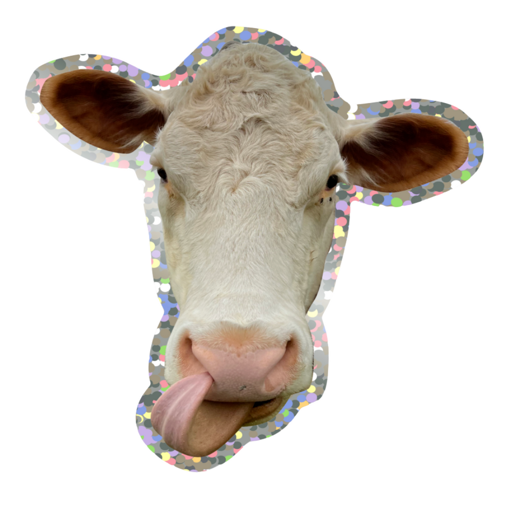 Dexter Glitter Sticker
