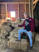 Load image into Gallery viewer, Barn Logo Flannel Shirt - Red/Black Buffalo Check
