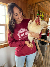 Load image into Gallery viewer, Barn Logo Long Sleeve Shirt - Cardinal
