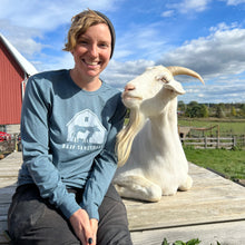 Load image into Gallery viewer, Barn Logo Long Sleeve Shirt - Indigo
