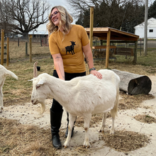 Load image into Gallery viewer, Adopt a Goat + Snuggle a Goat T-Shirt Bundle
