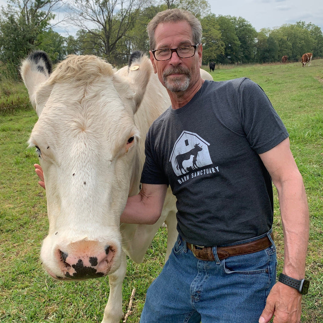 Barn Logo T-Shirt - Vintage Charcoal Gray